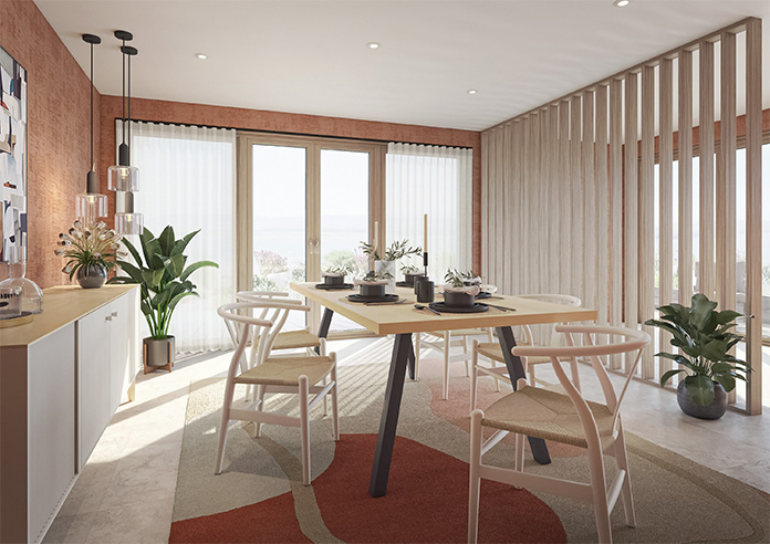 Gemstone Voile, White - Made to Measure Curtains - Image 8